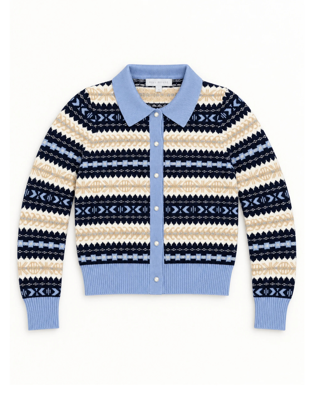 NWT Hill House Home Mairead Cardigan in Blue Multi